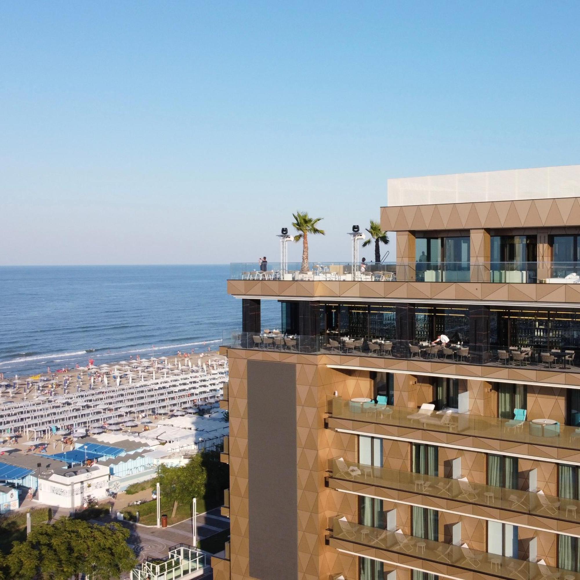 Hotel Promenade **** Riccione Esterno foto